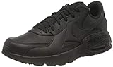 Nike Air Max Excee Leather, Scarpe da Ginnastica Uomo, Nero (black/black-black-lt smoke gre), 43 EU